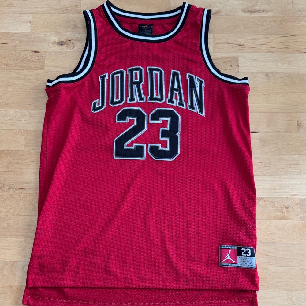 Jordan Red and Black Jersey
